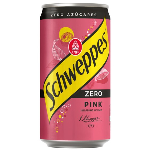 SCHWEPPES Refresc tònica Pink Zero en llauna