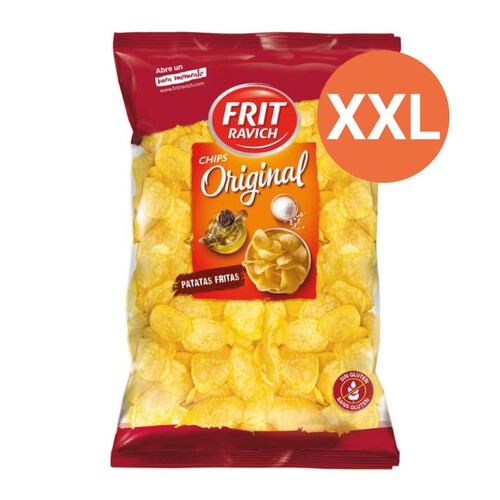 FRIT RAVICH Patates xips en envàs XXL