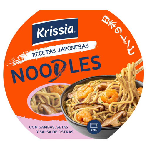 KRISSIA Noodles de surimi amb gambes i bolets